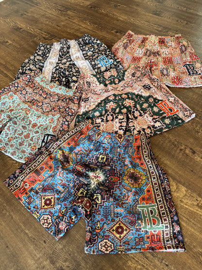 PERSIAN RUG COLLECTION MESH SHORTS
