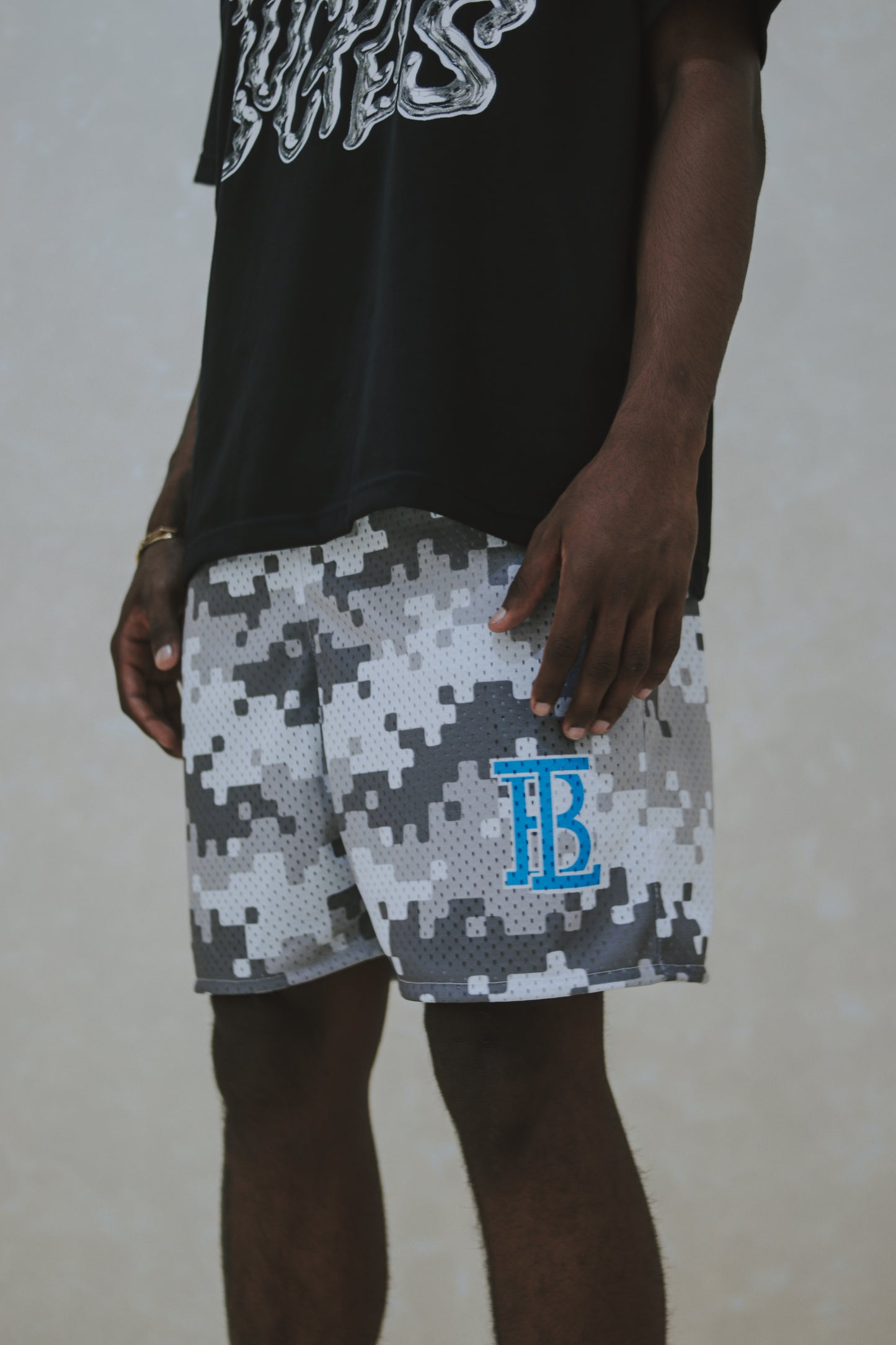 A TLB | CAMOUFLAGE | MESH SHORTS
