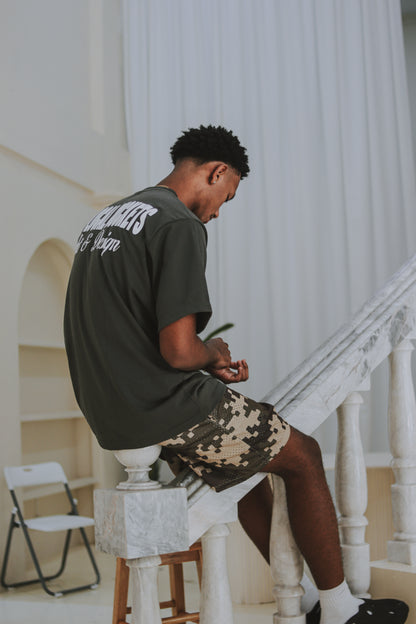 TLB | CAMOUFLAGE | MESH SHORTS