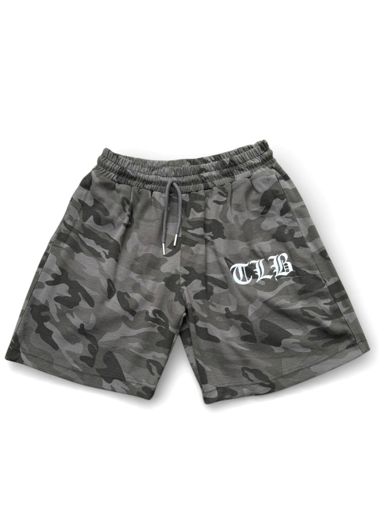A CLOUD CAMOU SWEAT SHORTS