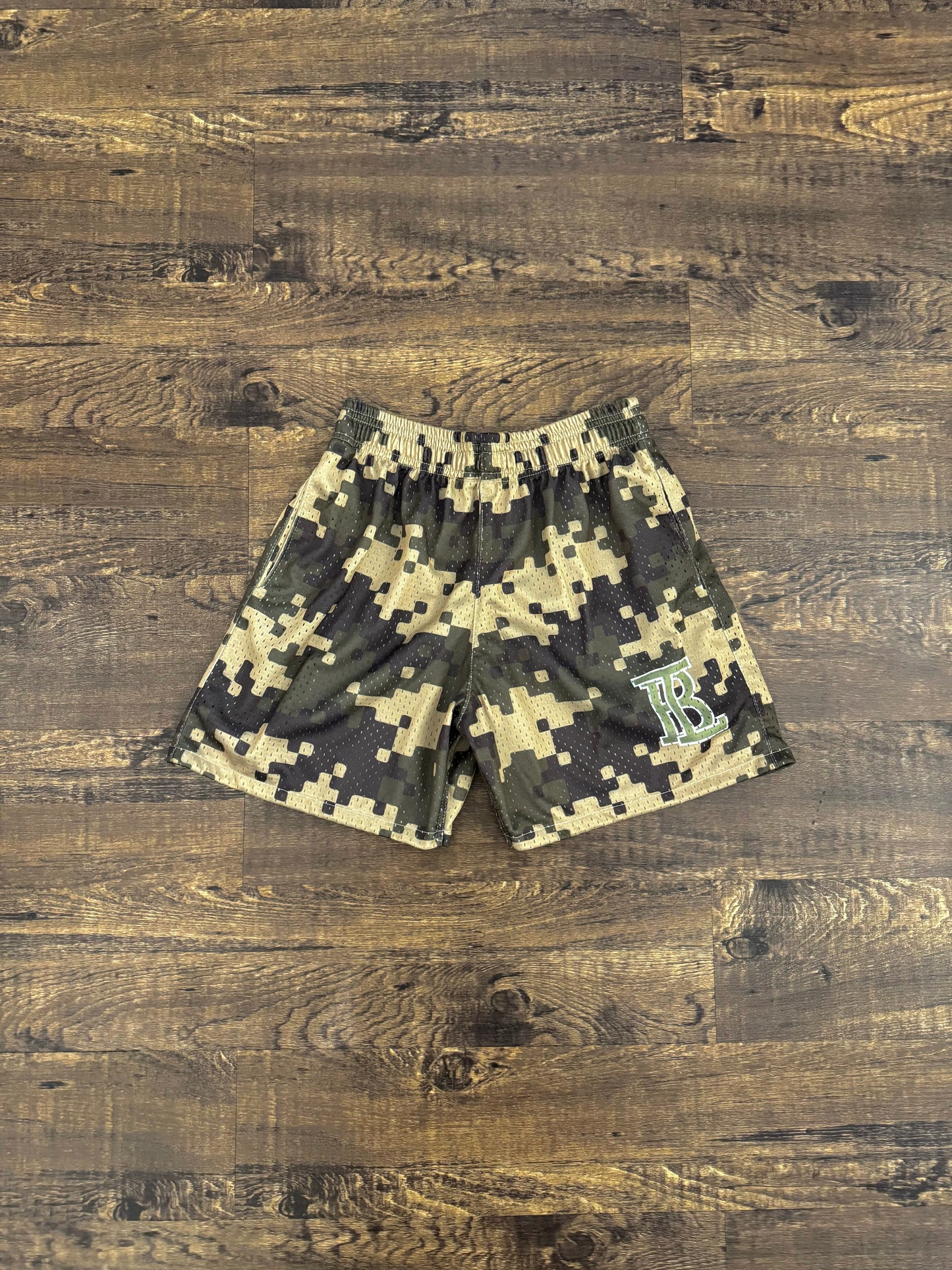 A TLB | CAMOUFLAGE | MESH SHORTS