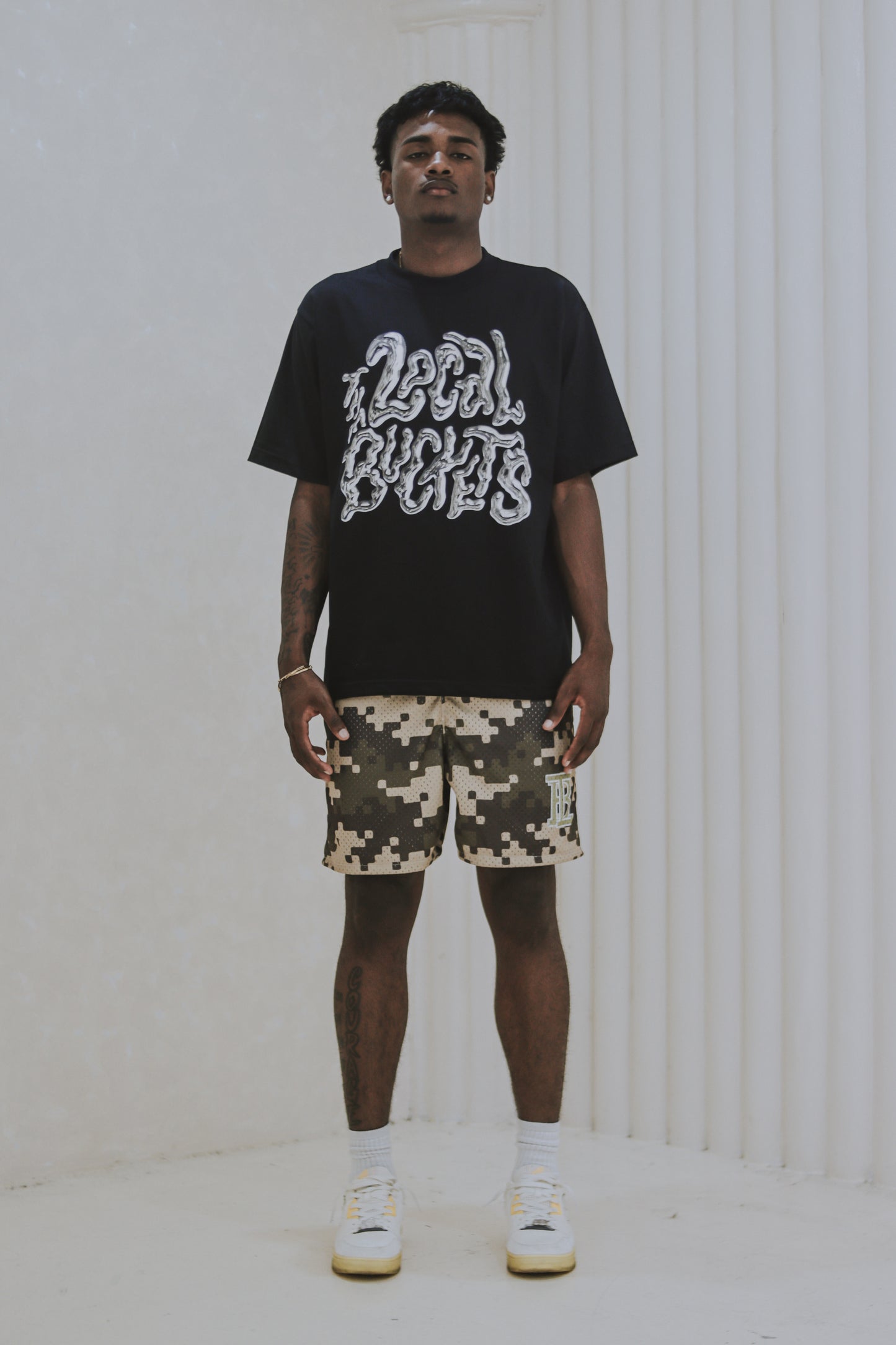 A TLB | CAMOUFLAGE | MESH SHORTS