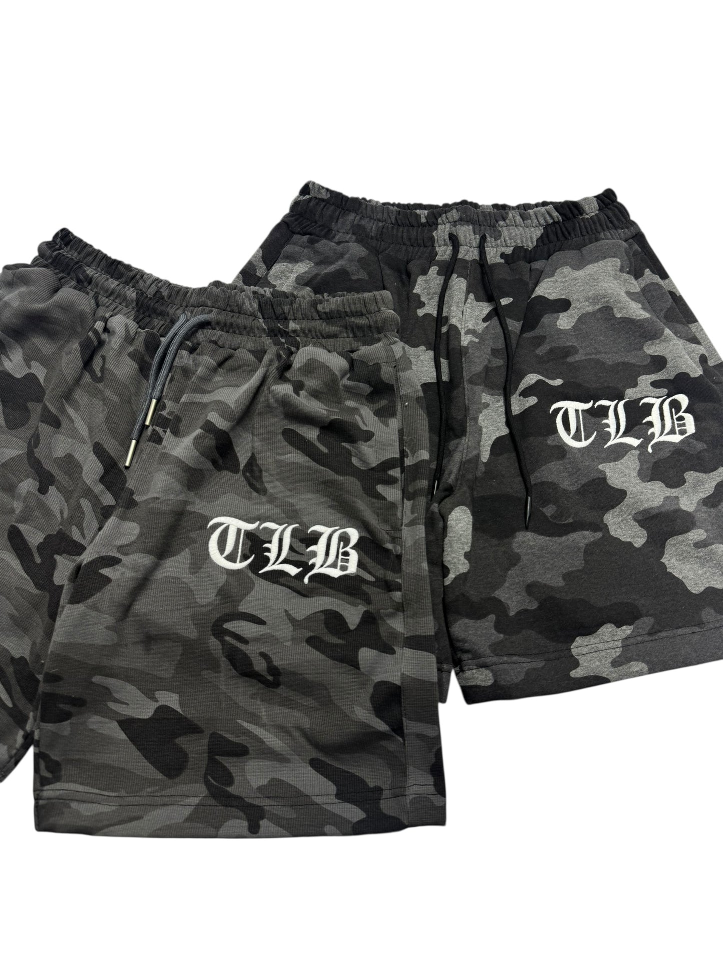 A CLOUD CAMOU SWEAT SHORTS
