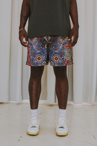 PERSIAN RUG COLLECTION MESH SHORTS