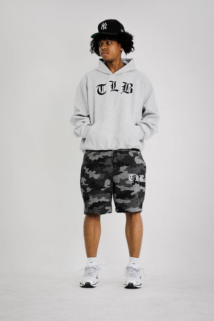 A CLOUD CAMOU SWEAT SHORTS